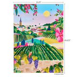 Werkshoppe Puzzles - Village Vineyard 1000 Piece Puzzle - The Puzzle Nerds 