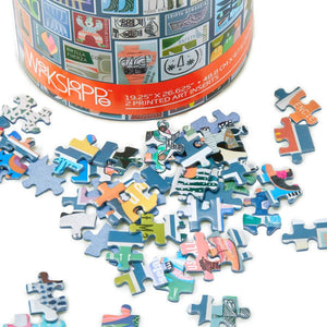 Werkshoppe Puzzles - Vintage Matchbooks 1000 Piece Puzzle - The Puzzle Nerds  