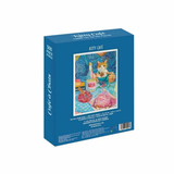 Kitty Cafe puzzle box with cat illustration on a white background