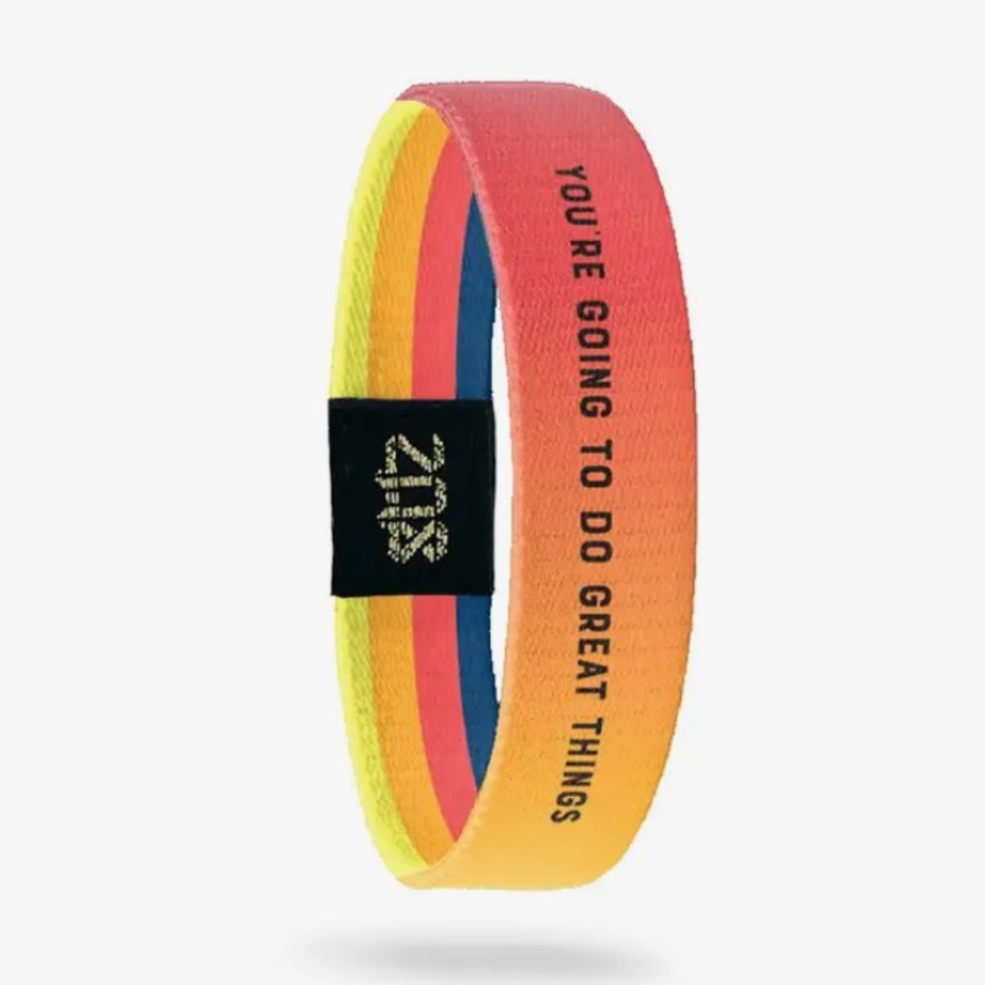 You're Going To Do Great Things Wristband (Medium)