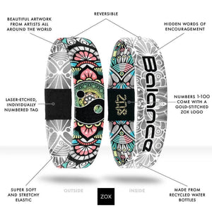 Zox  - Balance Zen Yoga Wristband (Medium) - The Puzzle Nerds 