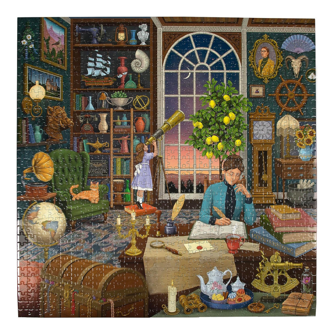 eeBoo - The Alchemists Library 1000 Piece Puzzle - The Puzzle Nerds 