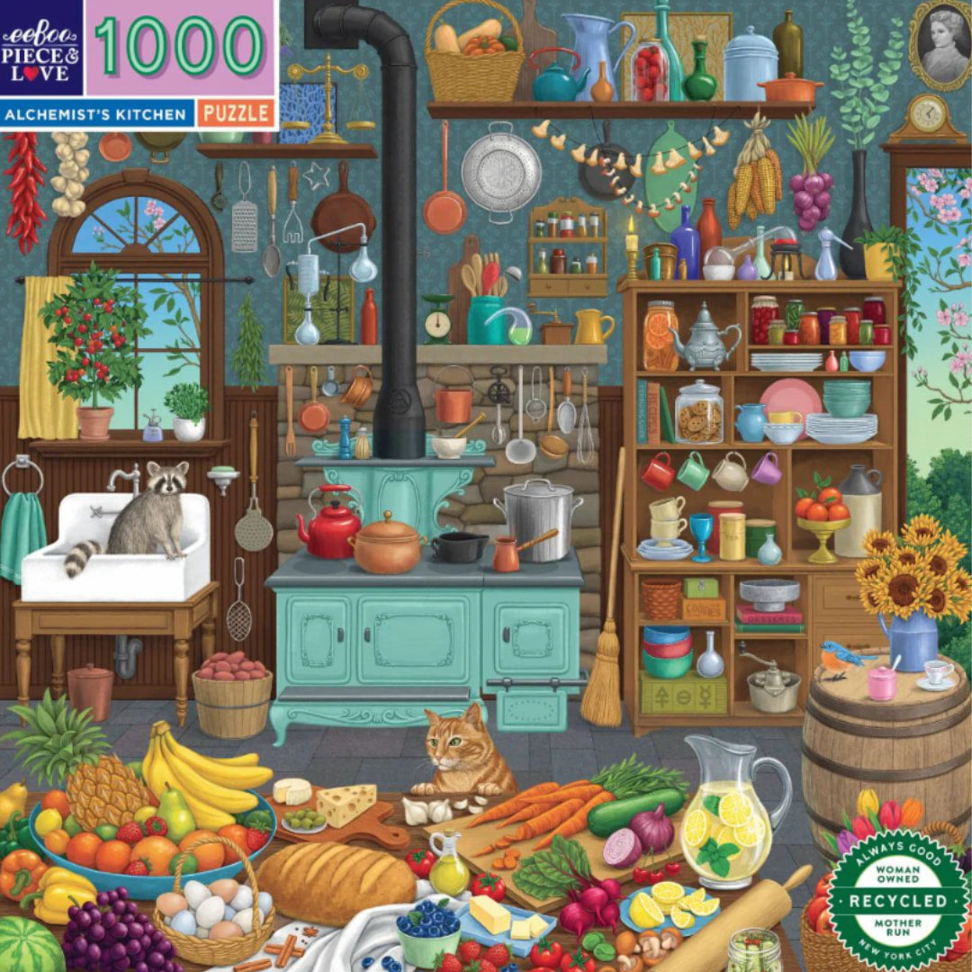 eeBoo Puzzles -  Alchemist's Kitchen 1000 Piece Puzzle - The Puzzle Nerds 