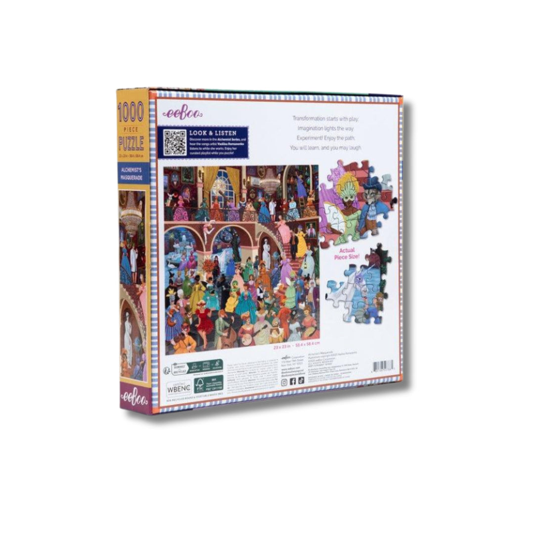 eeBoo Puzzles -Alchemist's Masquerade 1000 Piece Puzzle - The Puzzle Nerds