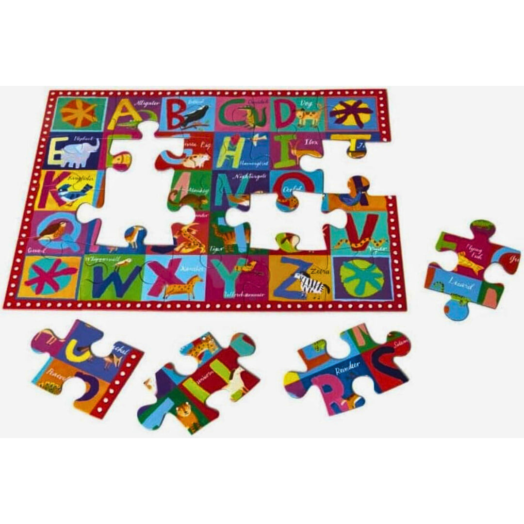 eeBoo Puzzles - Animal ABC 20 Piece Puzzle - The Puzzle Nerds  