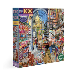 eeBoo Puzzles - Artist Provisions 1000 Piece Puzzle - The Puzzle Nerds 