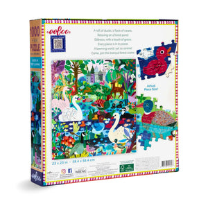 eeBoo Puzzles -  Ducks In The Clearing 1000 Piece Puzzle - The Puzzle Nerds 