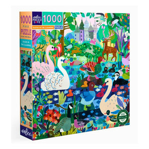 eeBoo Puzzles -  Ducks In The Clearing 1000 Piece Puzzle - The Puzzle Nerds 