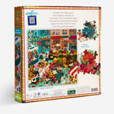 eeBoo Puzzles -  English Green Market 1000 Piece Puzzle - The Puzzle Nerds 