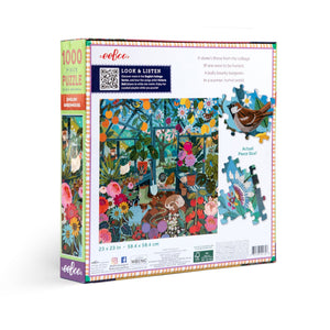 eeBoo Puzzles - English Greenhouse 1000 Piece Puzzle - The Puzzle Nerds  