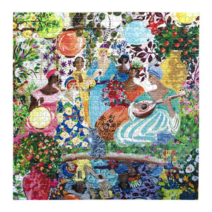 eeBoo Puzzles - Garden Party 1000 Piece Puzzle - The Puzzle Nerds  