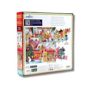 eeBoo Puzzles - Holiday Village  1000 Piece Puzzle - The Puzzle Nerds  