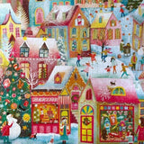 eeBoo Puzzles - Holiday Village  1000 Piece Puzzle - The Puzzle Nerds  