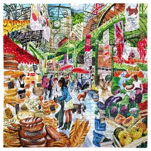 eeBoo Puzzles - London Market 1000 Piece Puzzle - The Puzzle Nerds  