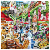 eeBoo Puzzles - London Market 1000 Piece Puzzle - The Puzzle Nerds  