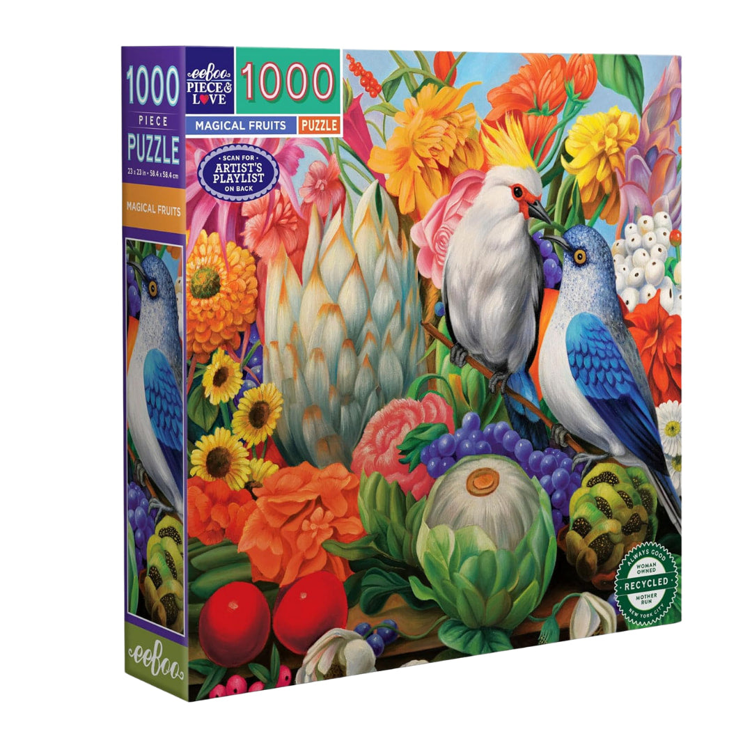 eeBoo Puzzles - Magical Fruits 1000 Piece Puzzle - The Puzzle Nerds  