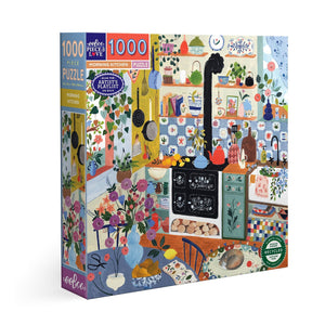 eeBoo Puzzles - Morning Kitchen 1000 Piece Puzzle - The Puzzle Nerds  