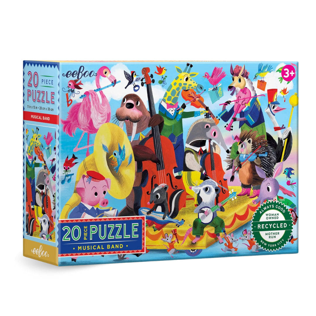 eeBoo Puzzles - Musical Band 20 Piece Puzzle - The Puzzle Nerds  