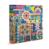 eeBoo Puzzles - Sunshine Garden 1000 Piece Puzzle - The Puzzle Nerds  