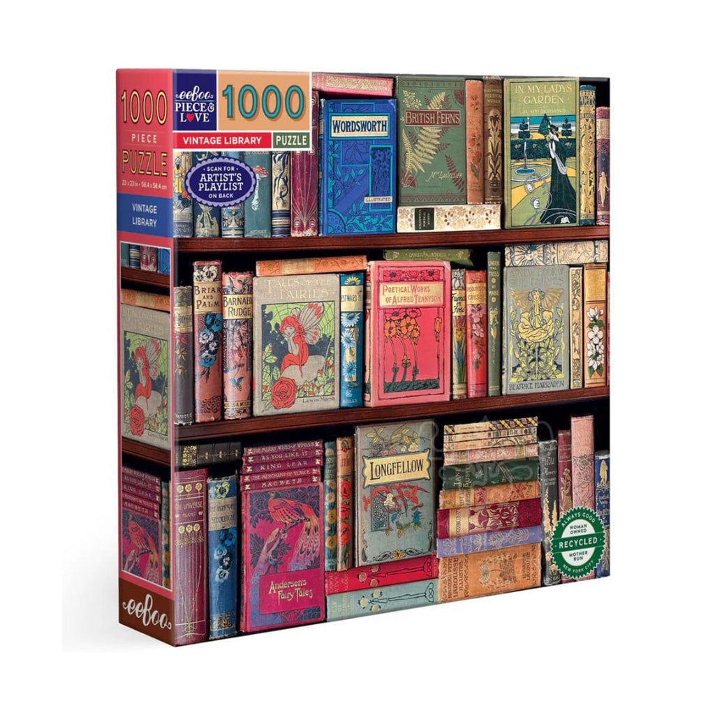 Library Puzzle Prontable Vintage Library 1000 Piece Puzzle – The Puzzle Nerds