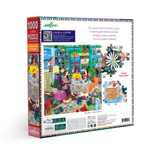 Eeboo 1000-piece puzzle box with colorful illustration on a white background