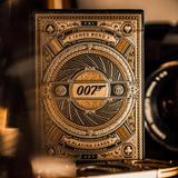 James Bond 007 playing cards with intricate design on a dark background