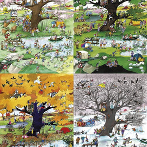 4 Seasons 2000 Piece Puzzle - Heye - The Puzzle Nerds
