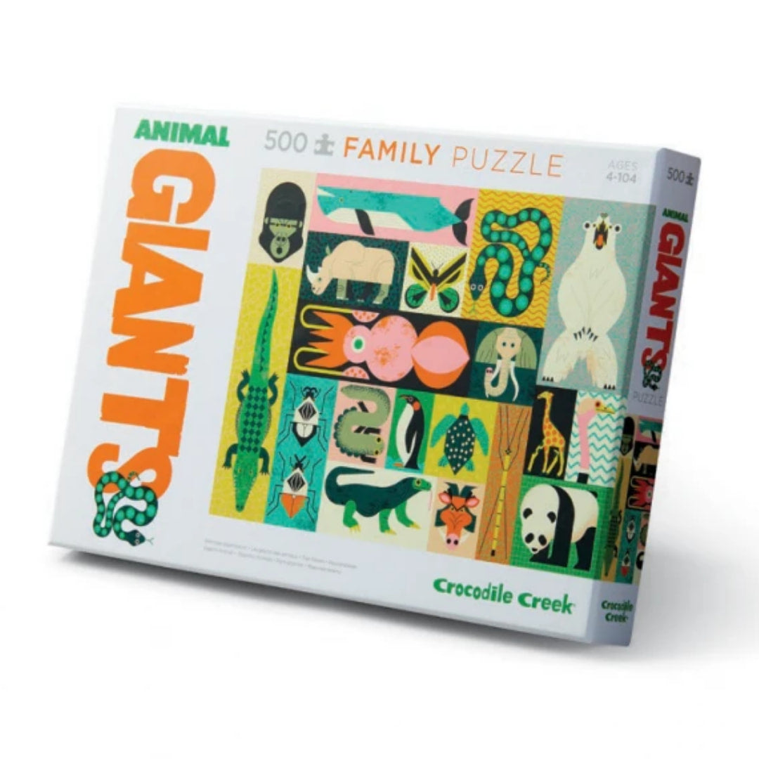 Animal Giants 500 Piece Family Puzzle - The Puzzle Nerds