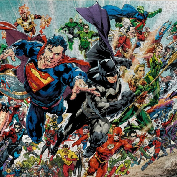 DC Comics Cast 3000 Piece Puzzle – The Puzzle Nerds