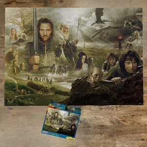 Aquarius - Lord Of The Rings 3000 Piece Puzzle - The Puzzle Nerds