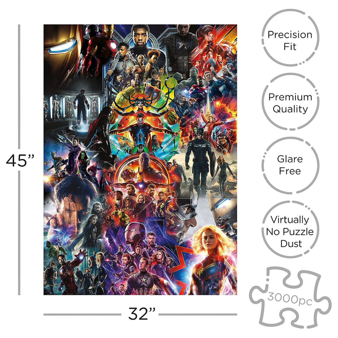 Aquarius - Marvel Cinematic Universe 3000 Piece Puzzle - The Puzzle Nerds 