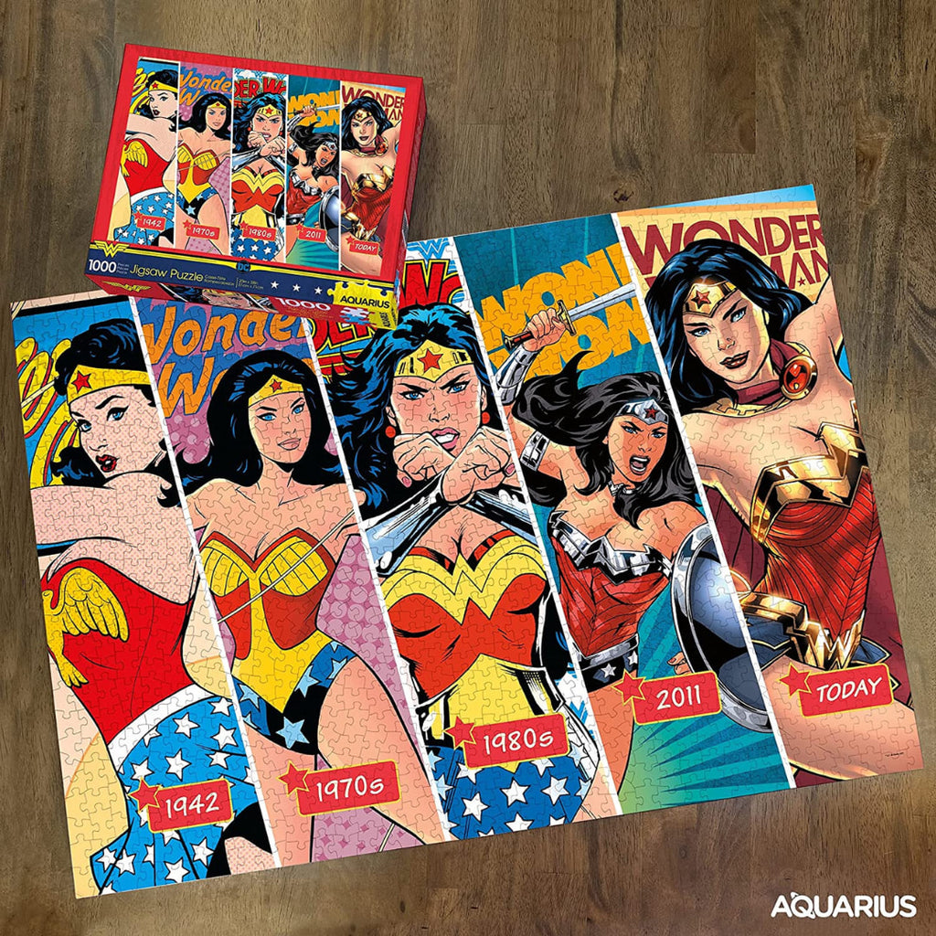 Aquarius - Wonder Woman Timeline 1000 Piece Puzzle - The Puzzle Nerds 