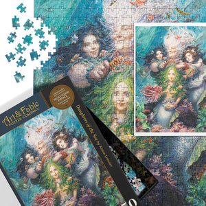 Art & Fable - Daughters Of The Sea 750 Piece Puzzle - The Puzzle Nerds 