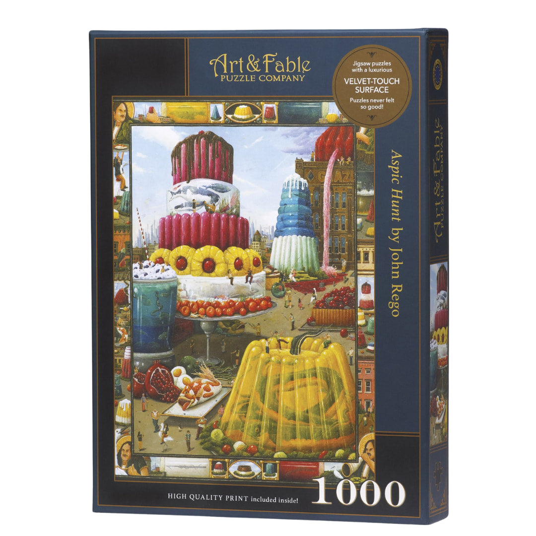 Art & Fable Puzzle Company   - Aspic Hunt 1000 Piece Puzzle  - The Puzzle Nerds