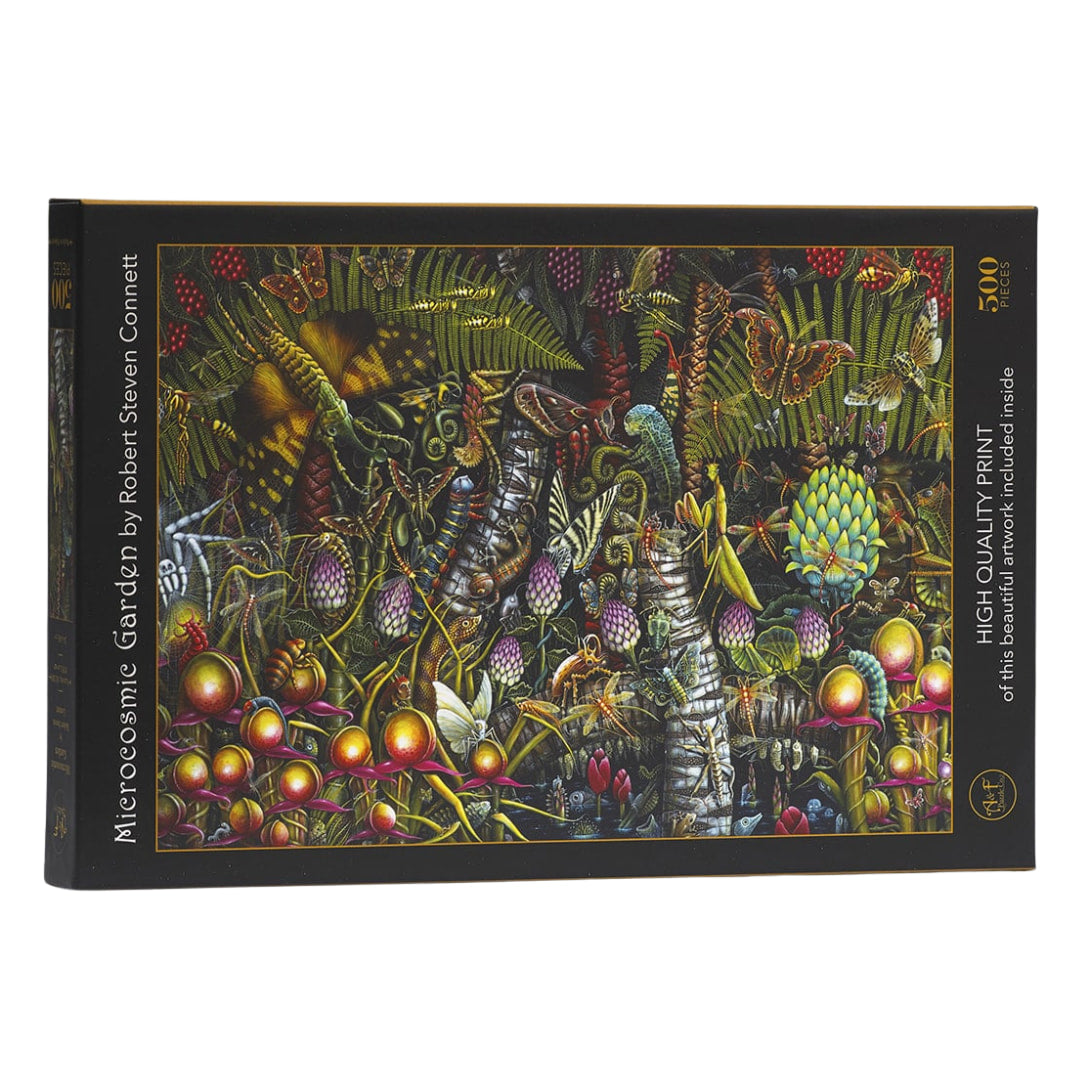 Art & Fable Puzzle Company - Microcosmic Garden 500 Piece Puzzle - The Puzzle Nerds