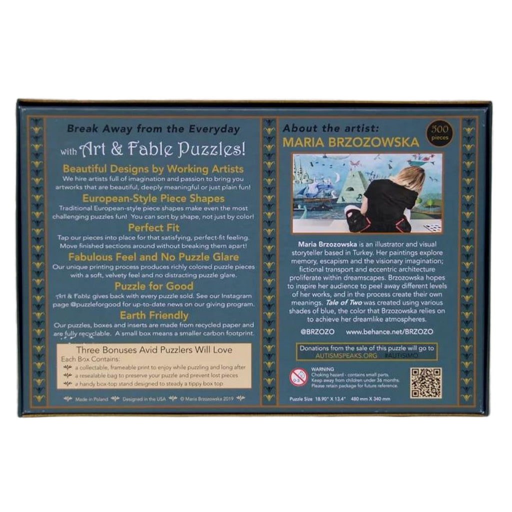 Art & Fable Puzzle Company - Tale Of Two 500 Piece Puzzle - The Puzzle Nerds
