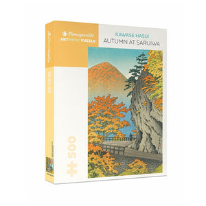 Autumn at Saruiwa by Kawase Hasui 500 Piece Puzzle - The Puzzle Nerds