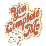 Brass Monkey - You Complete Me 100 Piece Mini Shaped Puzzle - The Puzzle Nerds 