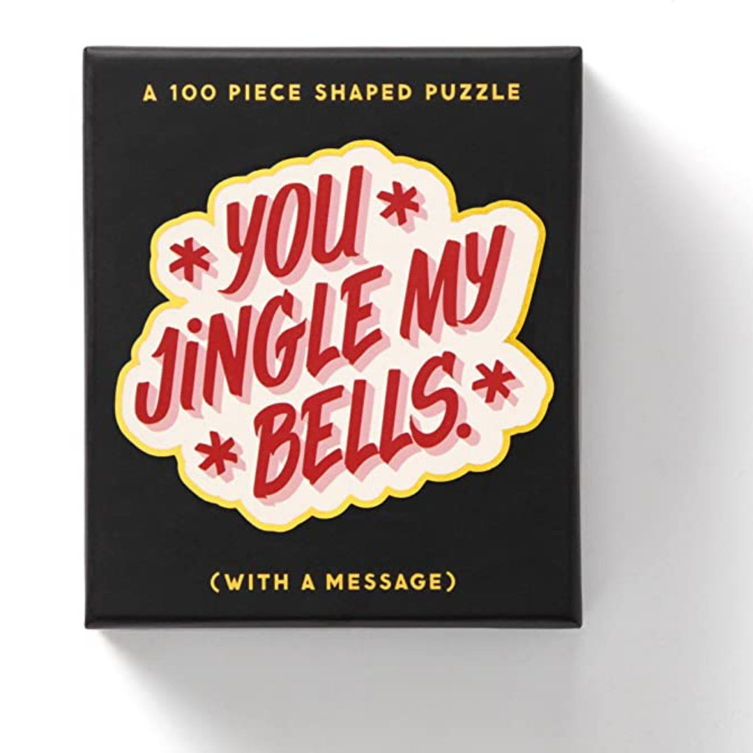 Brass Monkey  - You Jingle My Bells 100 Piece Mini Shaped Foil Puzzles  - The Puzzle Nerds 