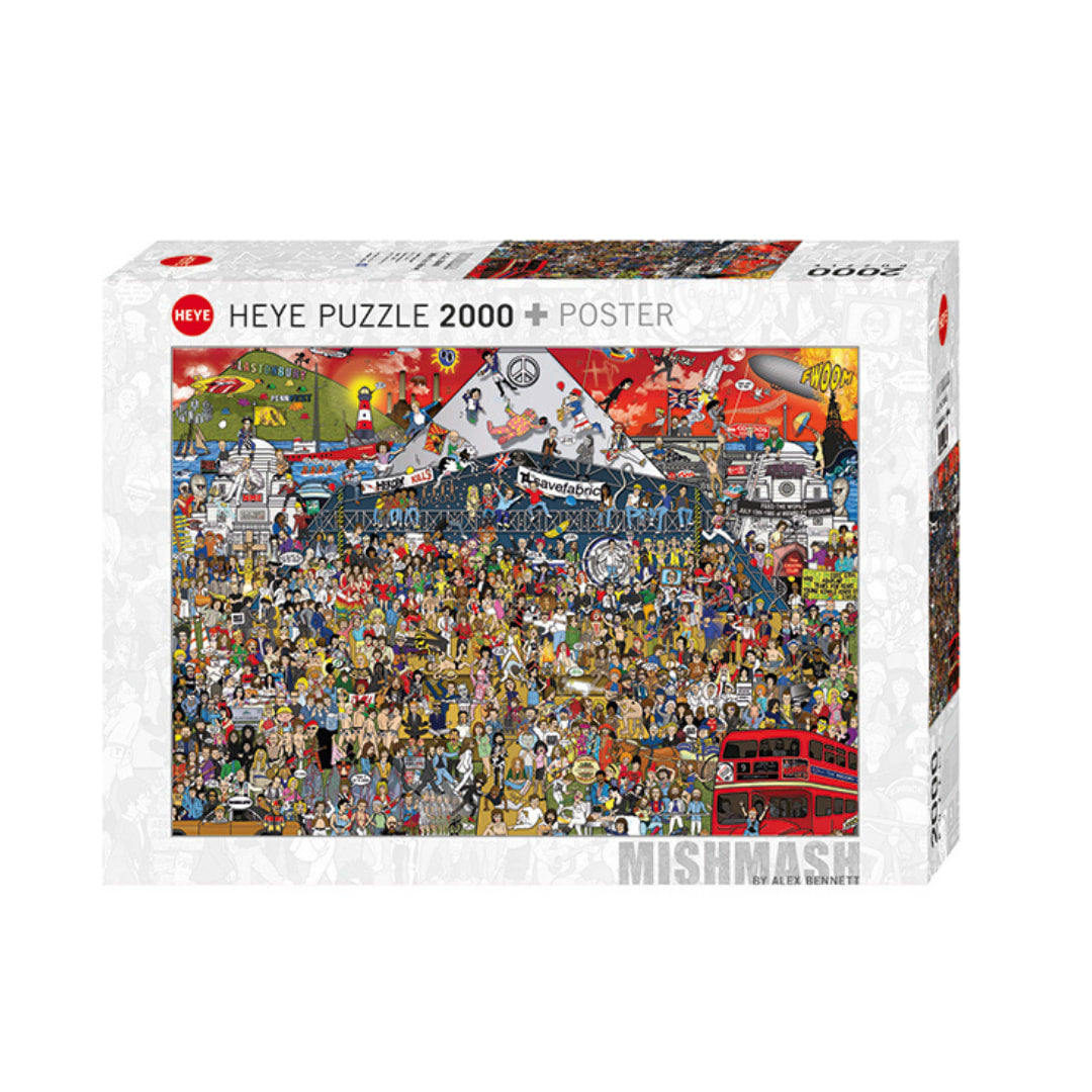 British Music History 2000 Piece Puzzle - The Puzzle Nerds