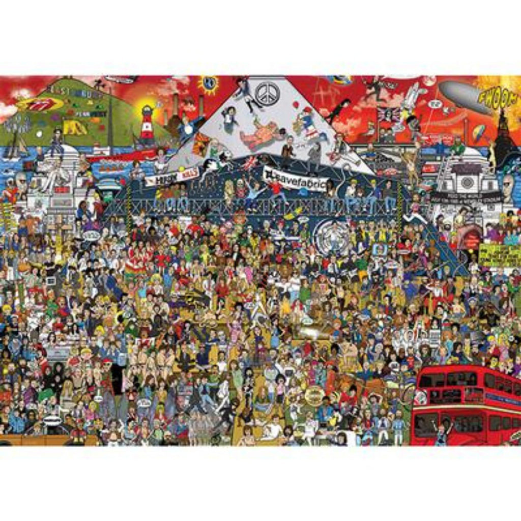 British Music History 2000 Piece Puzzle – The Puzzle Nerds
