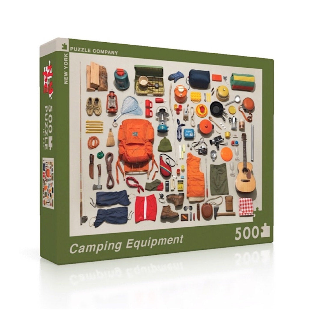Camping Equipment 500 Piece Puzzle - The Puzzle Nerds