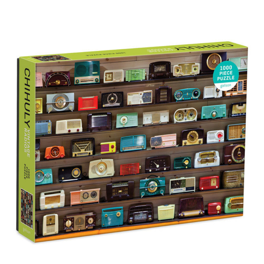 Chihuly Vintage Radios 1000 Piece Puzzle - The Puzzle Nerds