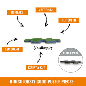 Cloudberries - Reflection 2000 Piece Puzzle - The Puzzle Nerds