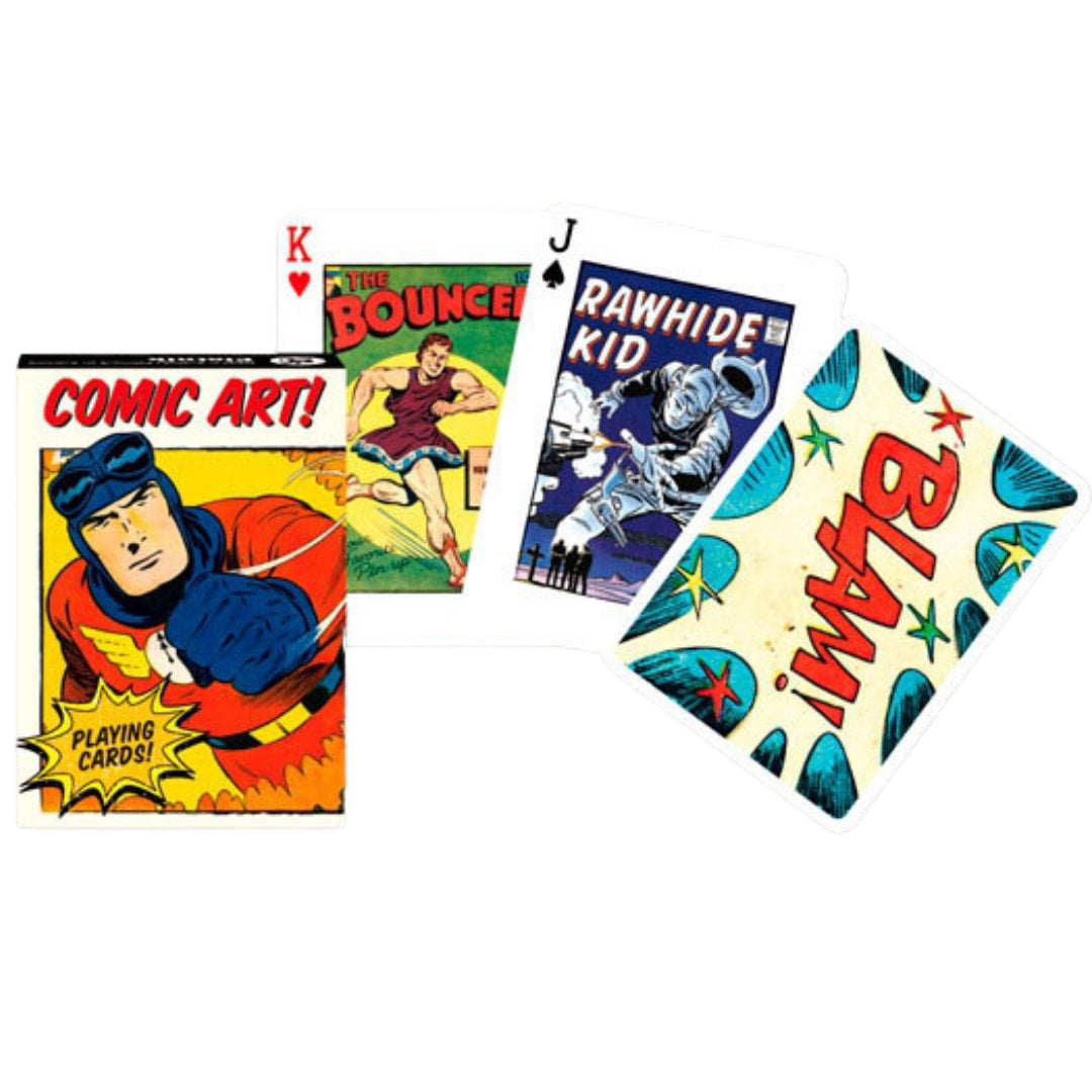 Comic Art! Playing Cards - The Puzzle Nerds