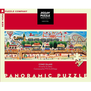 Coney Island 1000 Piece Panoramic Puzzle - The Puzzle Nerds