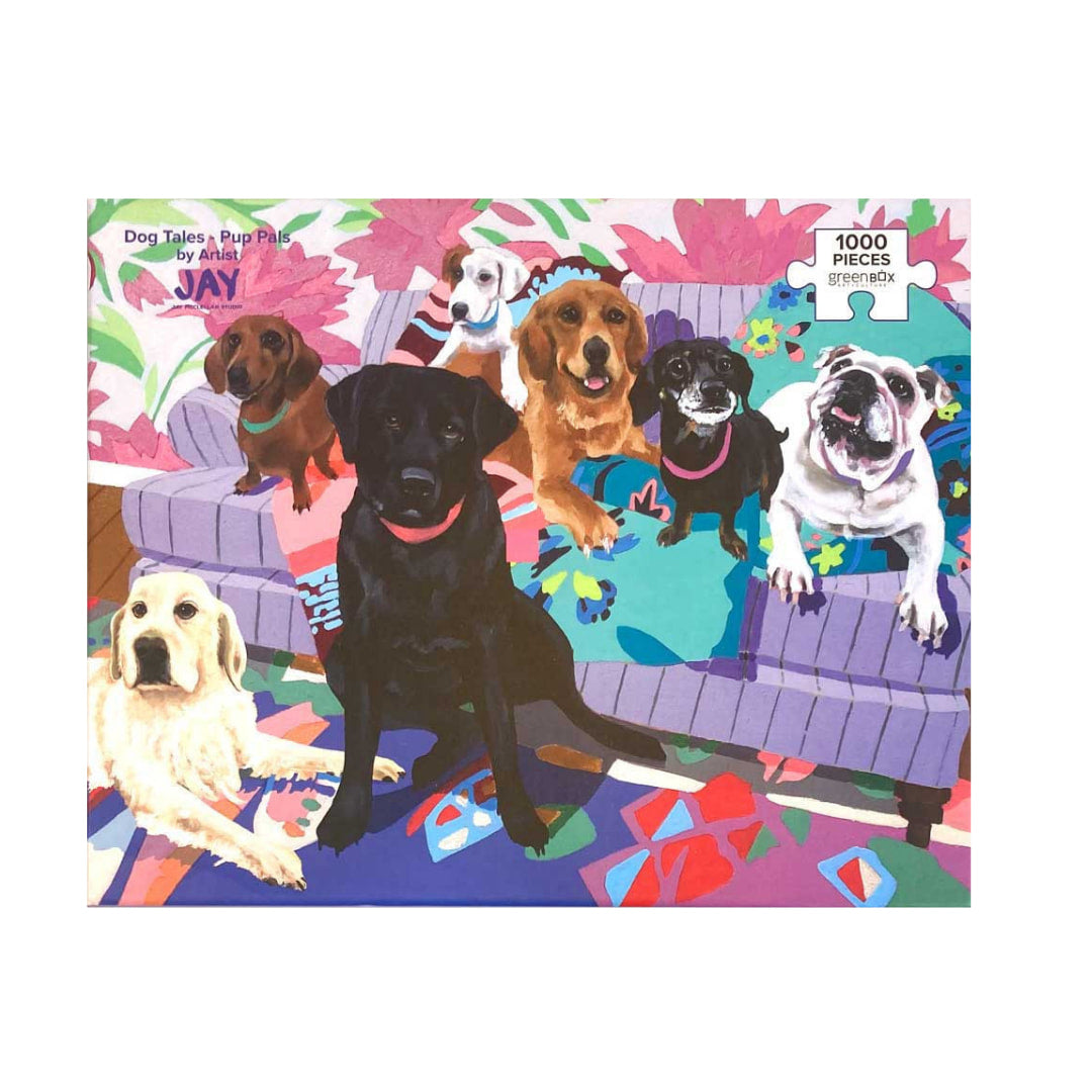 Dog Tales - Pup Pals 1000 Piece Puzzle - The Puzzle Nerds