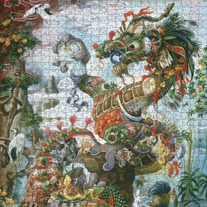 Dragon of the Yangtze by Heidi Taillefer 1000 Piece Puzzle - Pomegranate Puzzles - The Puzzle Nerds