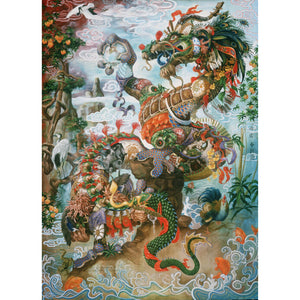 Dragon of the Yangtze by Heidi Taillefer 1000 Piece Puzzle - Pomegranate Puzzles - The Puzzle Nerds