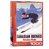 Eurographics - Banff Lake Louise Ski Areas 1000 Piece Puzzle - The Puzzle Nerds 